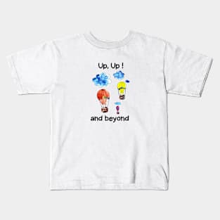 Air Balloon Sky Vintage Retro Established Retro Kids T-Shirt